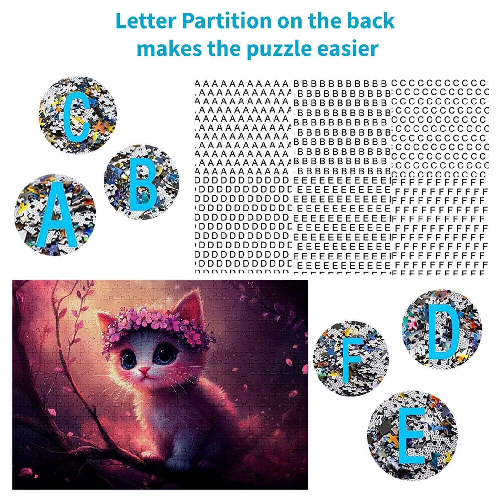 Puzzle 3000 elementów kot puzzle dla dorosłych korona 122 x 81 cm unikalne rzemiosło klasyczne 3D drewniana układanka do rodzinnych gier biznesowych, układanka zrób to sam do dekoracji ścian domu