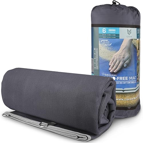 Miniatura 12 de CGEAR Alfombra Original para Exteriores Sin Arena Estera de Camping - Material Resistente al Agua y Anti-Decoloración - Grado Militar - Diseño