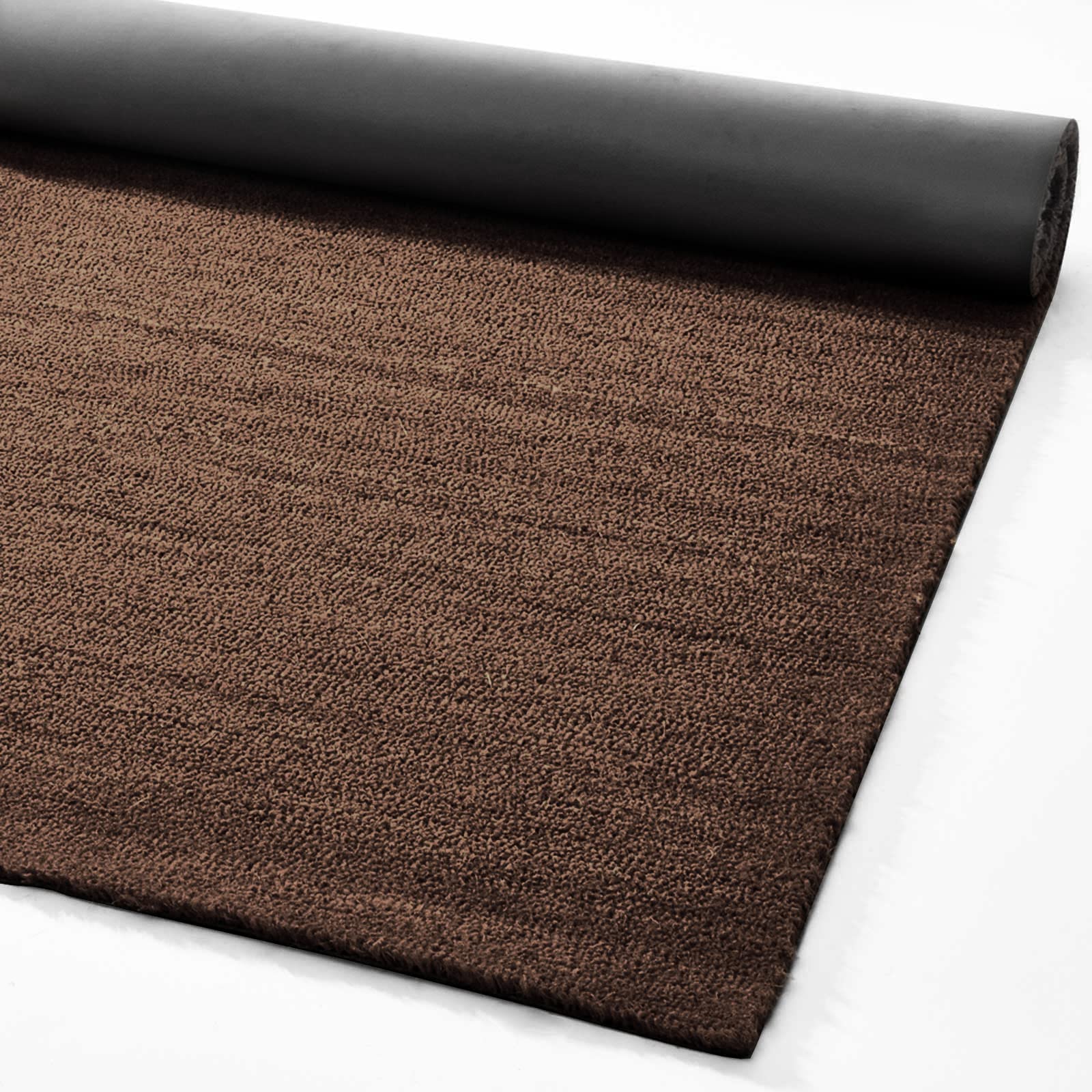 CASA pura Paillasson en Coco antidérapant et résistant aux intempéries pour la Neige et la Pluie - en Fibres Naturelles de Coco - Vendu au mètre - 17 mm, 50 x 80 cm - Marron