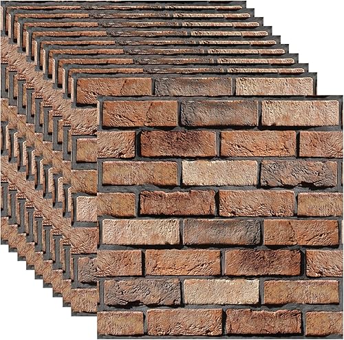 Miniatura 9 de Veczom Panel de pared 3D, panel de pared de PVC para decoración de pared interior, paquete de 10 paneles de pared 3D para sala de estar, baño,