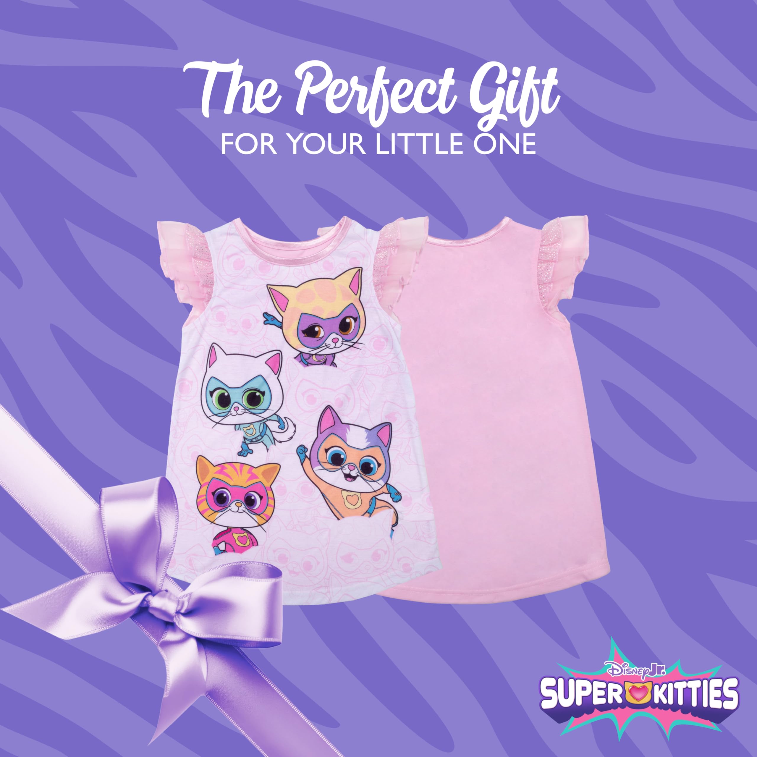 Disney Camisón para niñas, pijama suave y lindo para camisón para niños