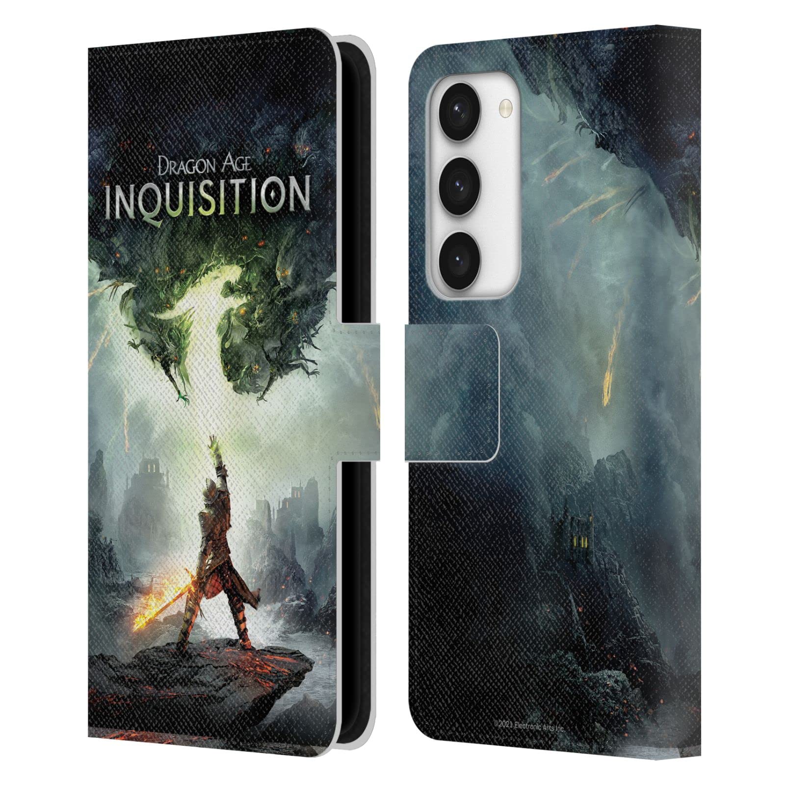Funda tipo libro Dragon Age Samsung S23 5G carcasa con soporte integrado 7