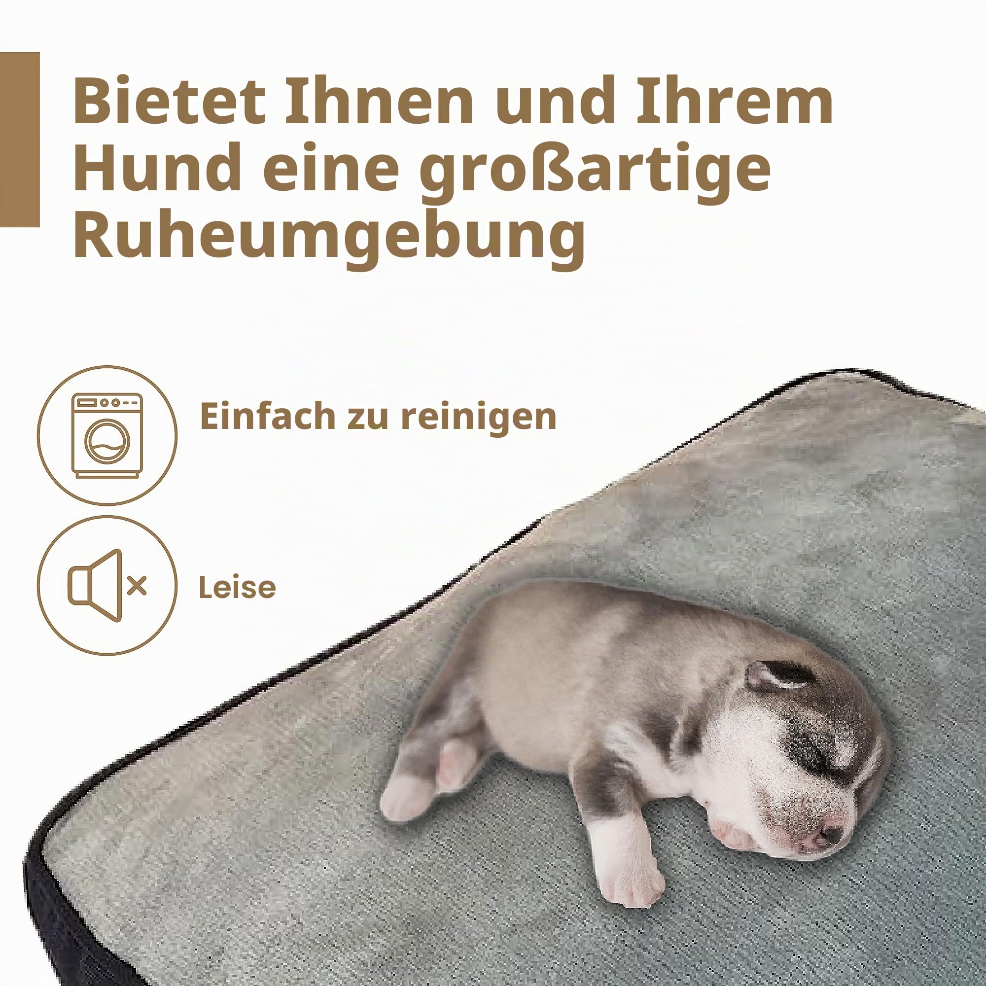 Ellie-Bo Bezug für Hundebett für Innen, weich und waschbar, Seiten: Kordsamt, Ober- und Unterseite: Kunstfell, für Matratzen in Größe XL: 100 x 66 x 10 cm, für Hundekäfige mit 107 cm, blau und grau