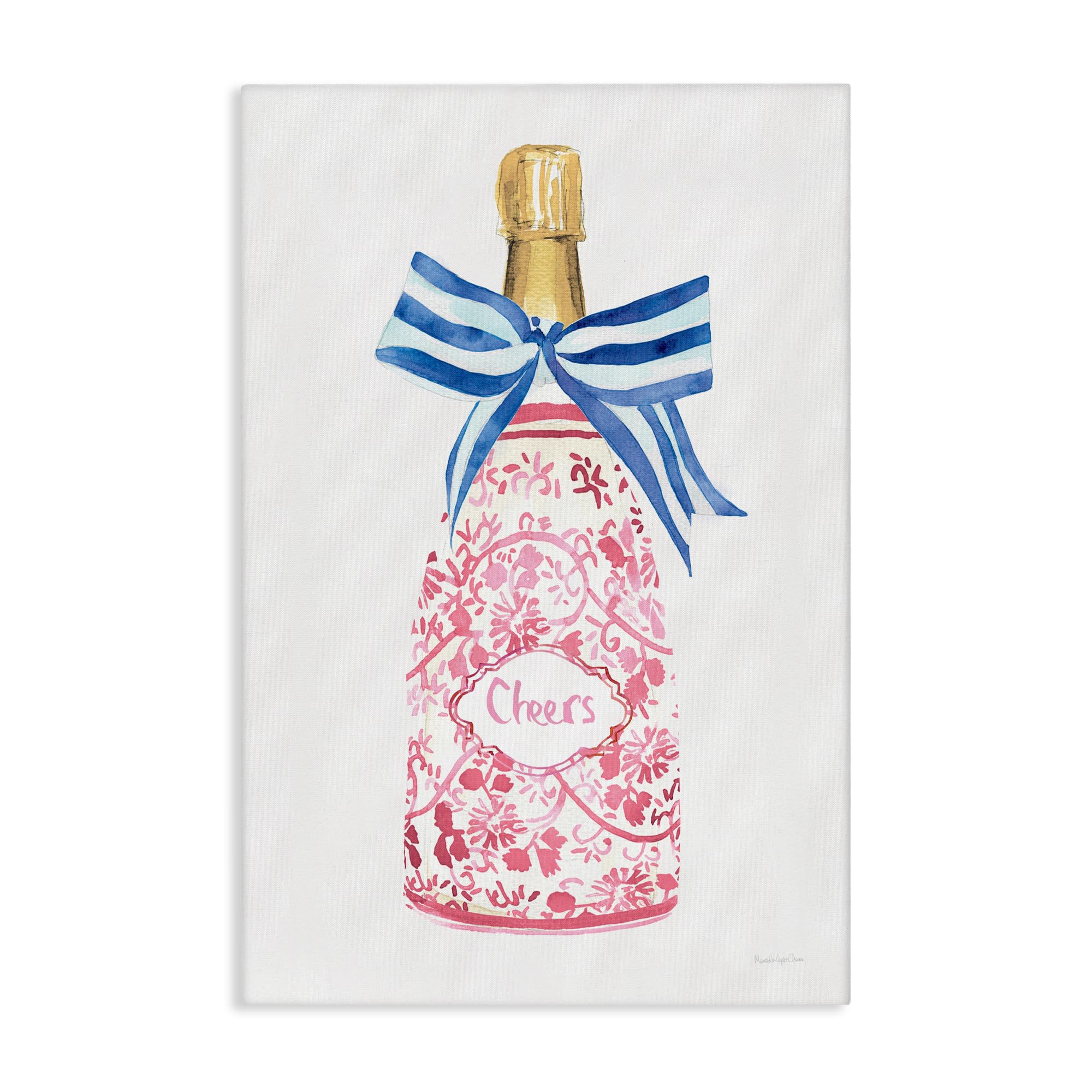 Photo 1 of 'Flirty Champagne Cheers'| Canvas Art