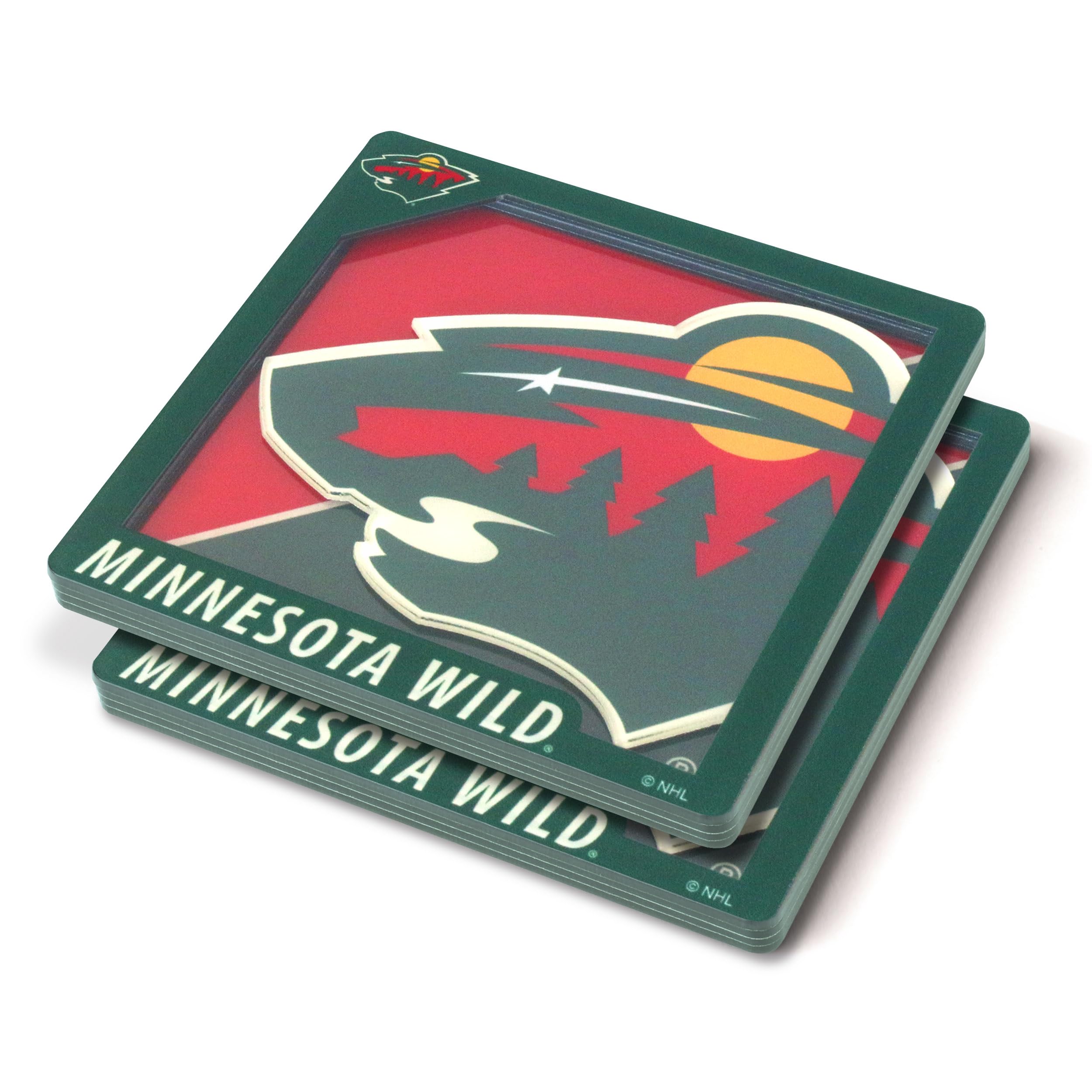 YouTheFanNHL New York Islanders 3D Logo Series Coasters