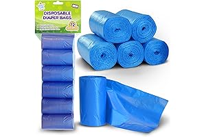 Mighty Clean Baby Disposable Diaper Refill Rolls: Odourless Disposal