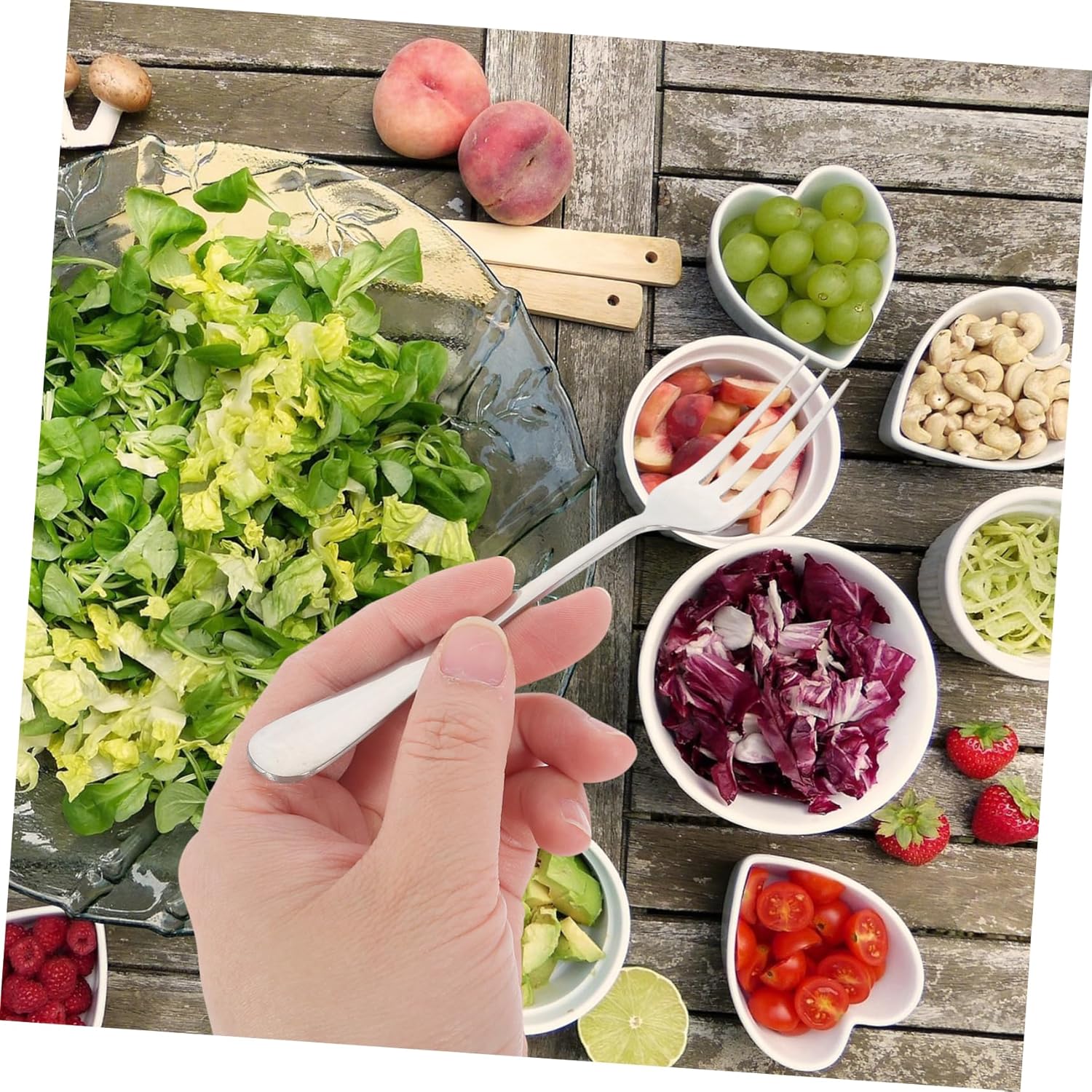 48pcs Stainless Steel Dessert Forks Fruit Forks for Appetizers Salad Cake for Events Restaurants Home Use Sleek Design Easy to Clean Compact