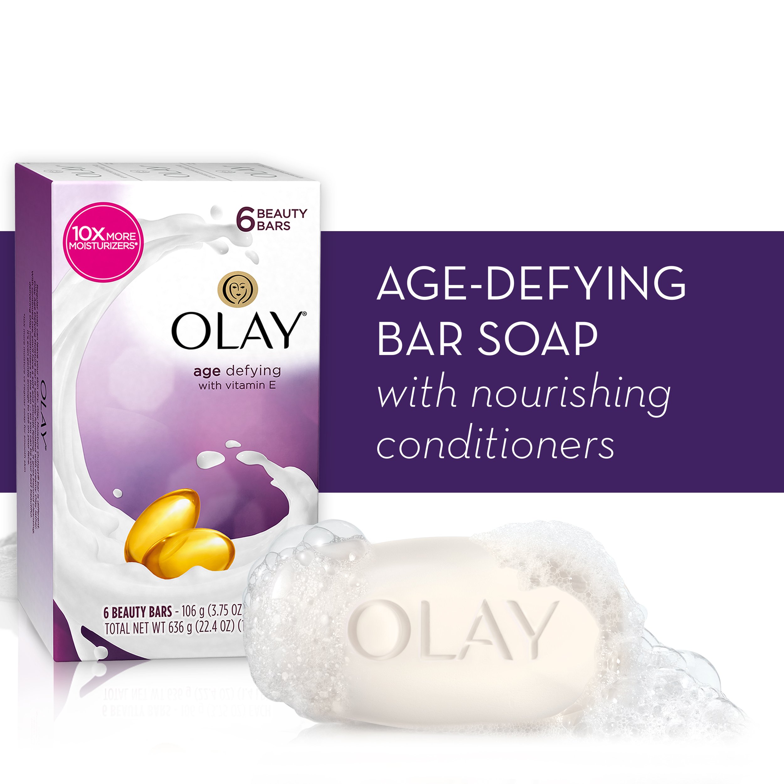 Olay Outlast Age Bar, 3.75 oz - 6 bar package 