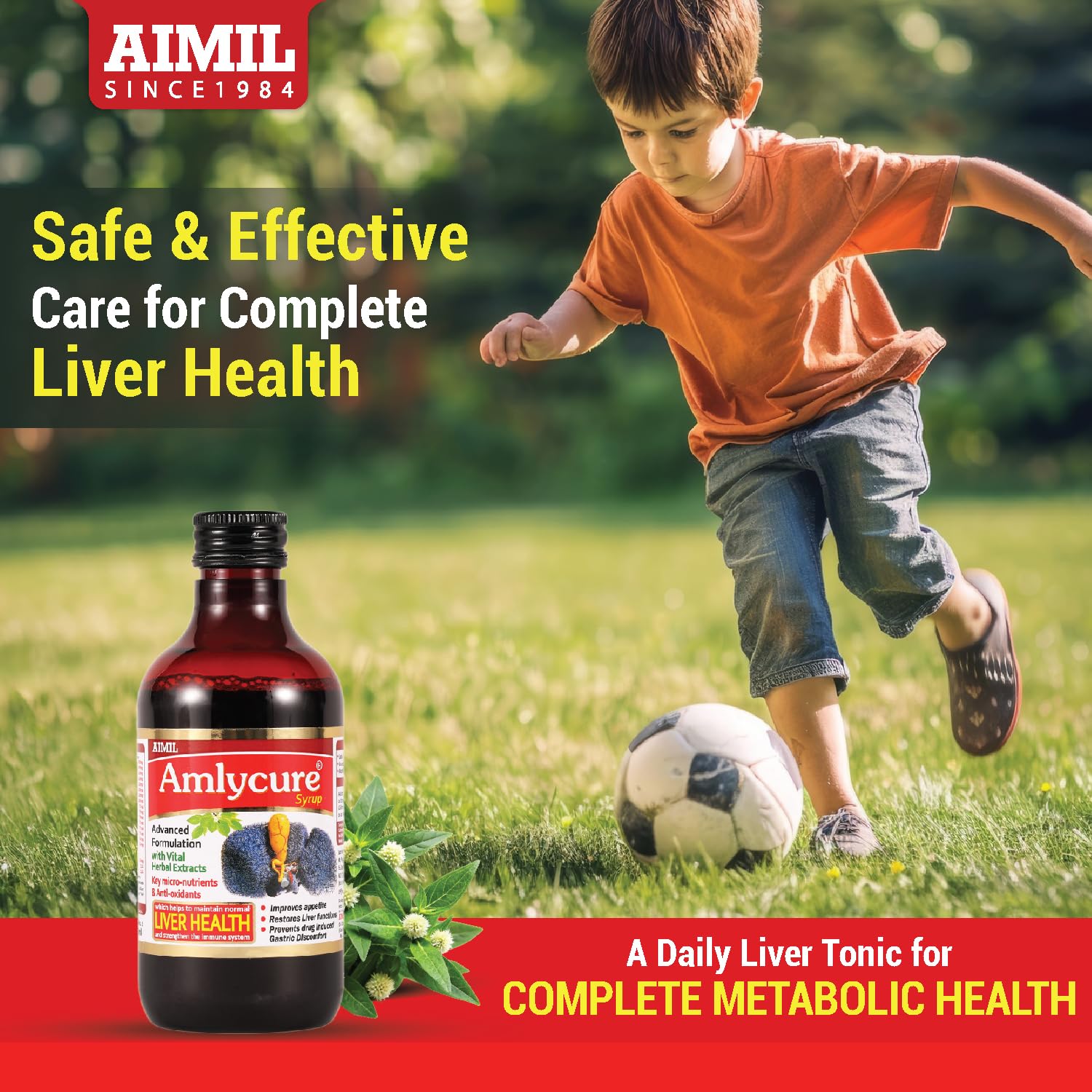 AIMIL Amlycure Syrup - 200ml (Pack of 2) | Ayurvedic Syrup for Liver Health, Improves Digestion & Better Appetite | Natural Liver Herbal Tonic | Ideal for Children — Amazon image 6