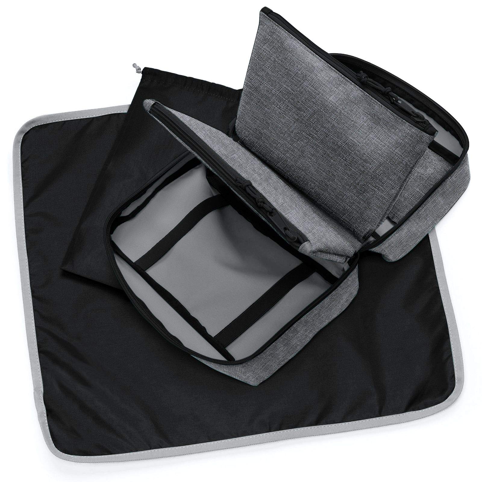 reisenthel babycase Windeltasche 24 x 15,5 x 10 cm/3 l / Polyester twist silver