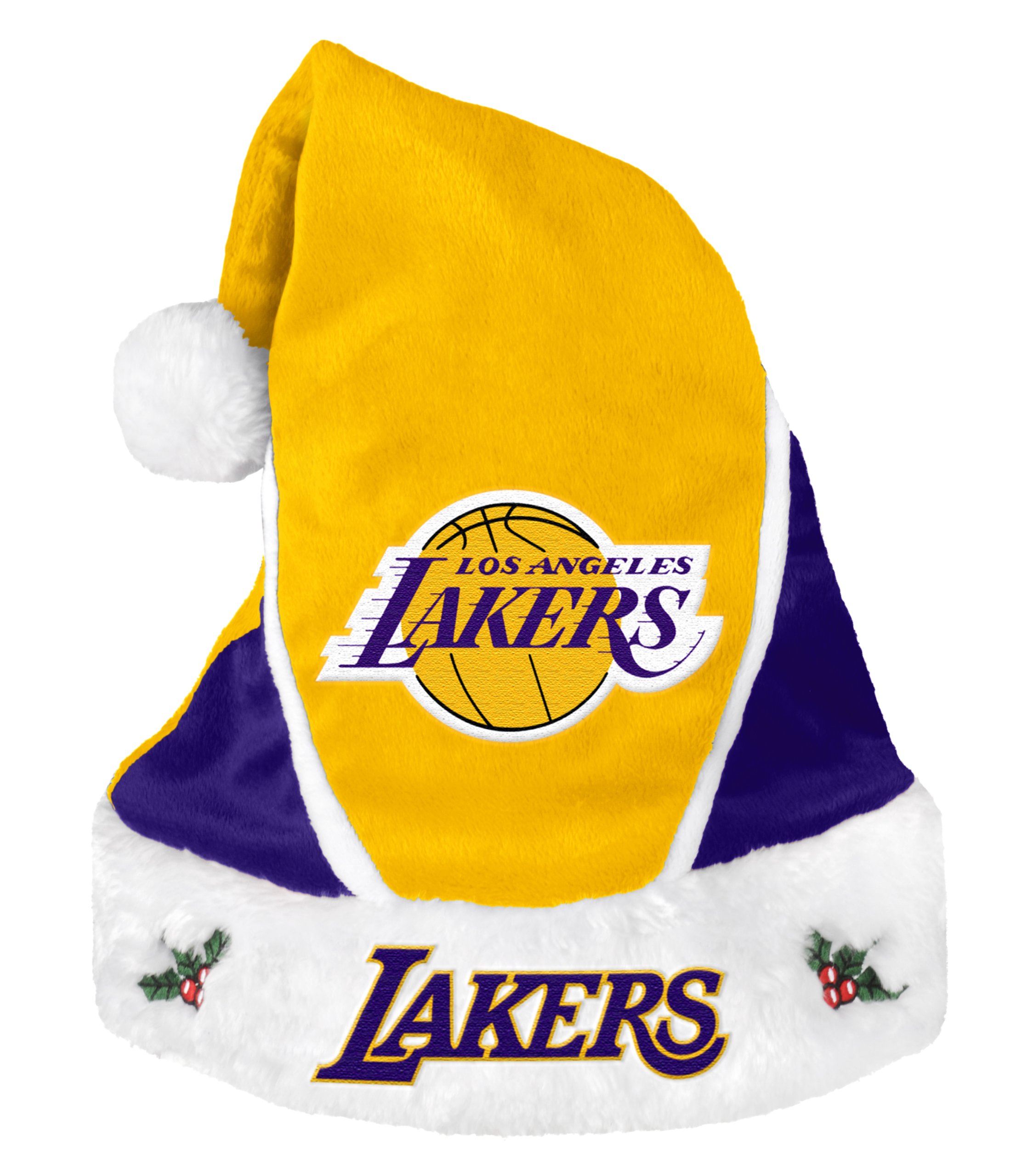 NBA Los Angeles Lakers 2014 Colorblock Santa Hat