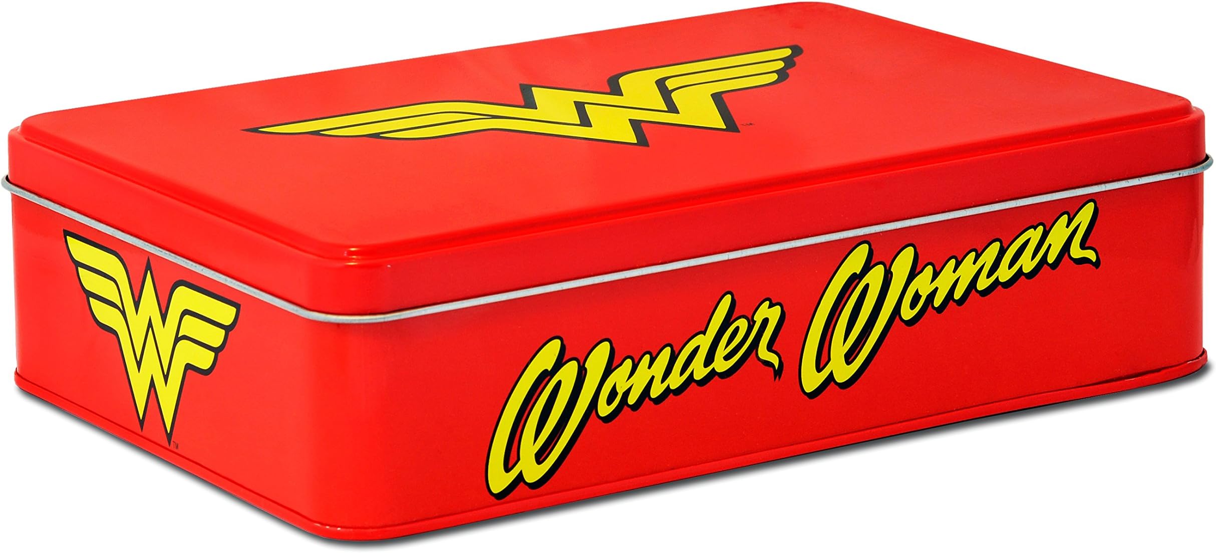 Wonder Woman 6395349010 Tin Metal, Red, 21 X 5.5 X 15 cm