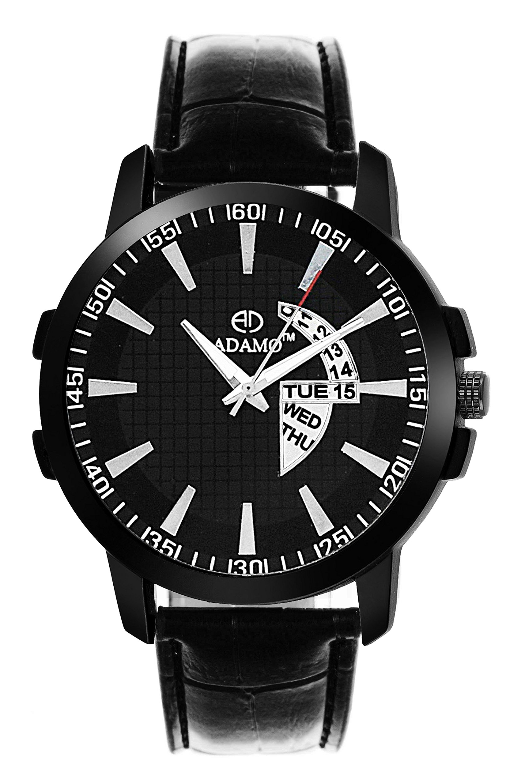 ADAMO Legacy Black Dial Day & Date Mens & Boys Watch A825NL02 (B07FBL6X9V) Amazon Price History, Amazon Price Tracker