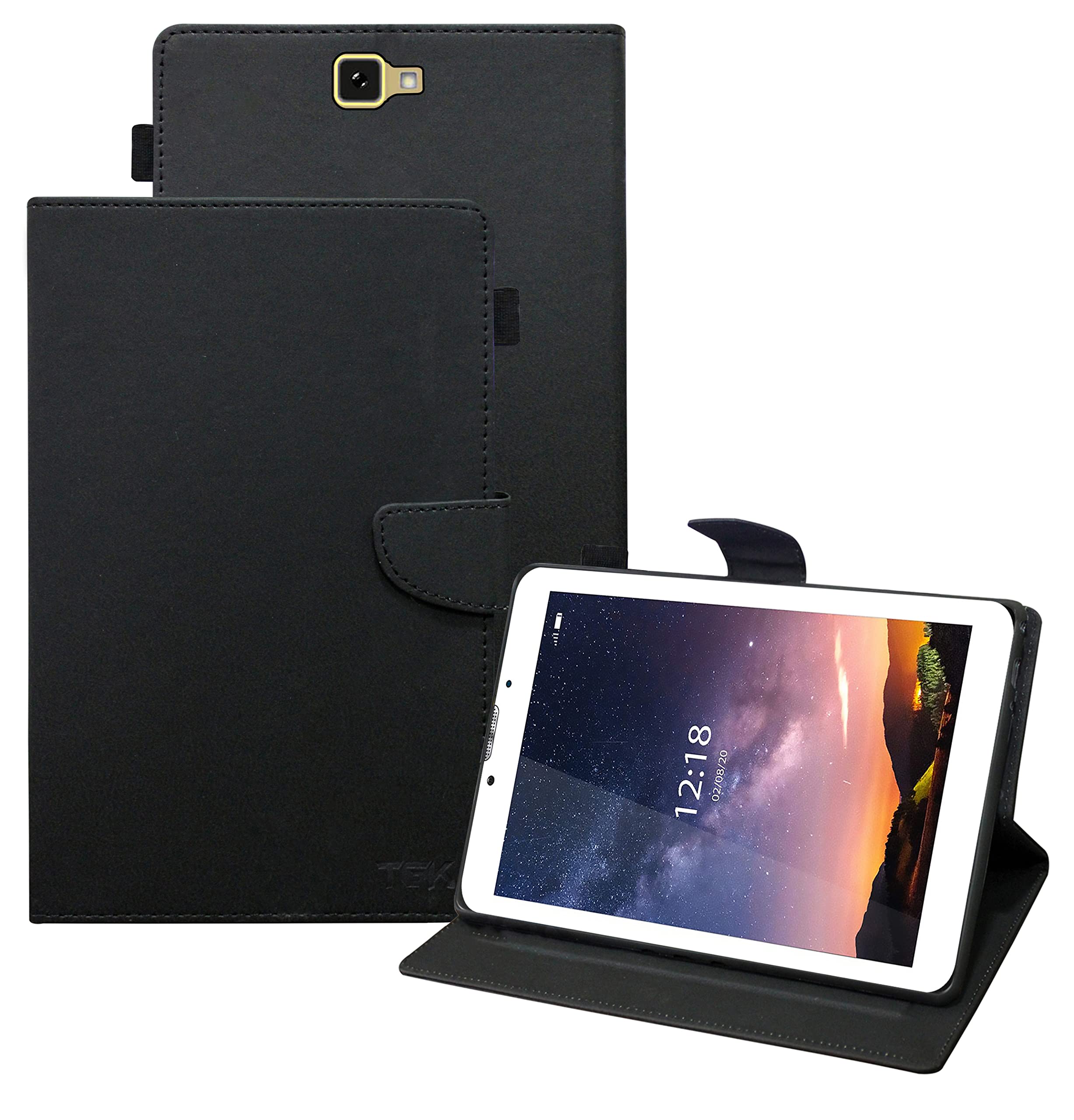 TGK Leather Flip Stand Case Cover Pouch for Swipe Strike 17.78 CM 7 inch Tablet (Black) (B0B77MQ7WK) Amazon Price History, Amazon Price Tracker