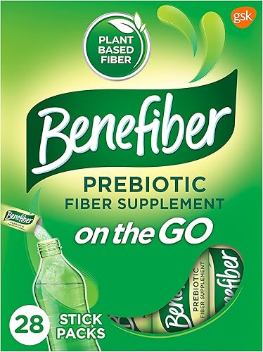 Miniatura 5 de Benefiber On The Go Suplemento de fibra prebiótica en polvo para la salud digestiva y sobre la marcha Suplemento de fibra prebiótica en polvo para