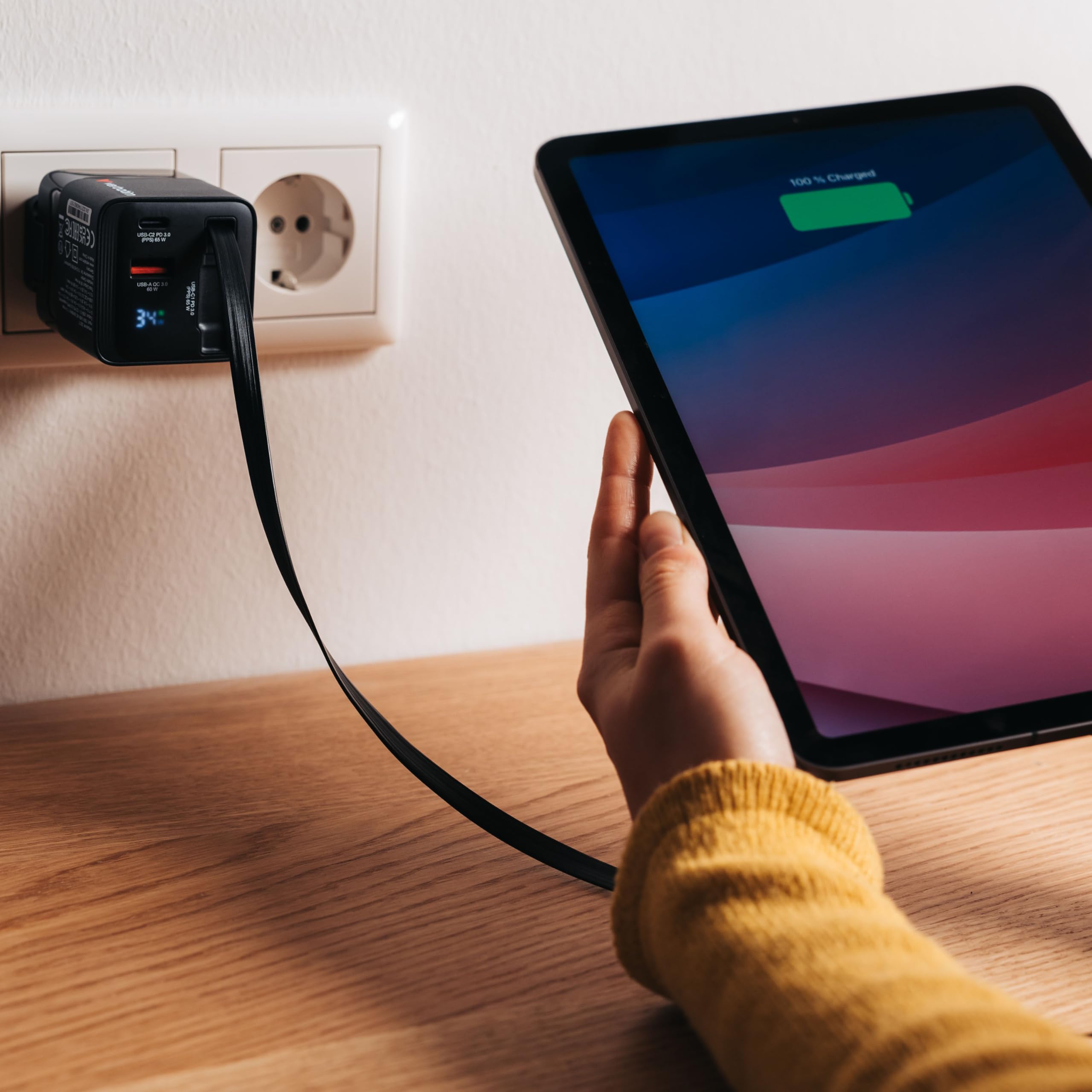 GAN CHARGER 2 PORT 65W MINI