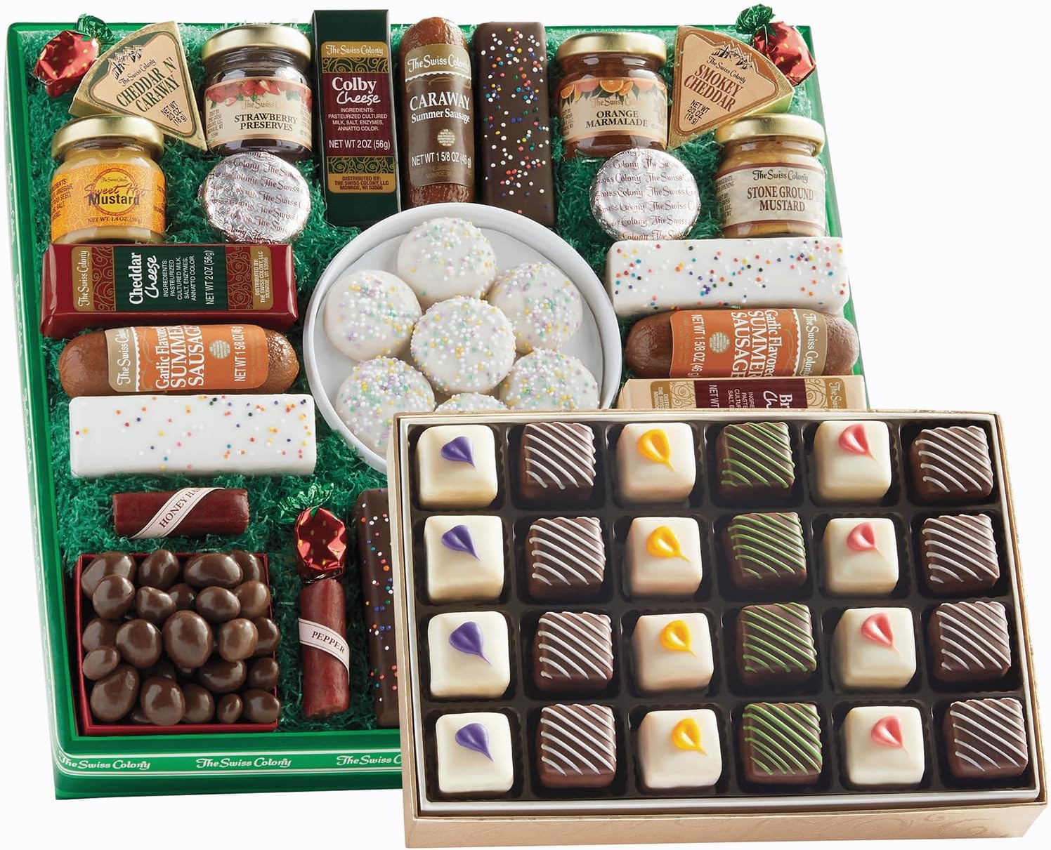 The Swiss Colony 27 Spring Favorites + 24 Petits Fours