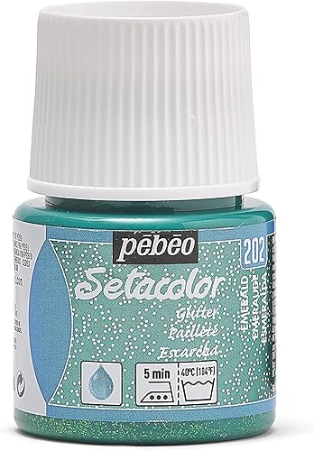 Miniatura 10 de Pebeo Setacolor - Pintura opaca para tela, botella de 1.5 fl oz, color lago negro