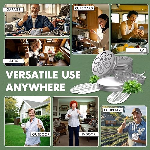 Miniatura 6 de Repelente de ratones, paquete de 4 con aceite de menta, disuasorio natural de roedores para el hogar, garaje, automóvil, interior y exterior, seguro