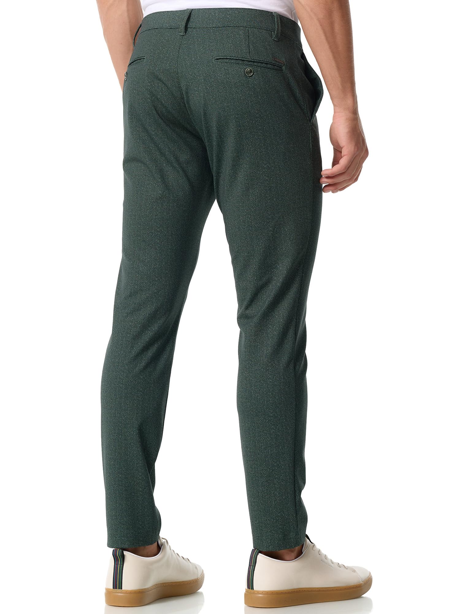 JEFF Uomini JFLuke Pants | Pantaloni in Tessuto Stretch con 4 Tasche