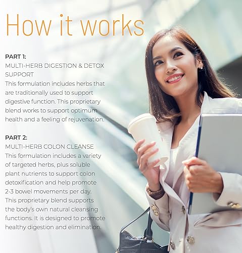 Miniatura 3 de Nature's Secret Ultimate Cleanse 2 partes de desintoxicación y eliminación total del cuerpo apoya la digestión, el bienestar, la salud del colon y