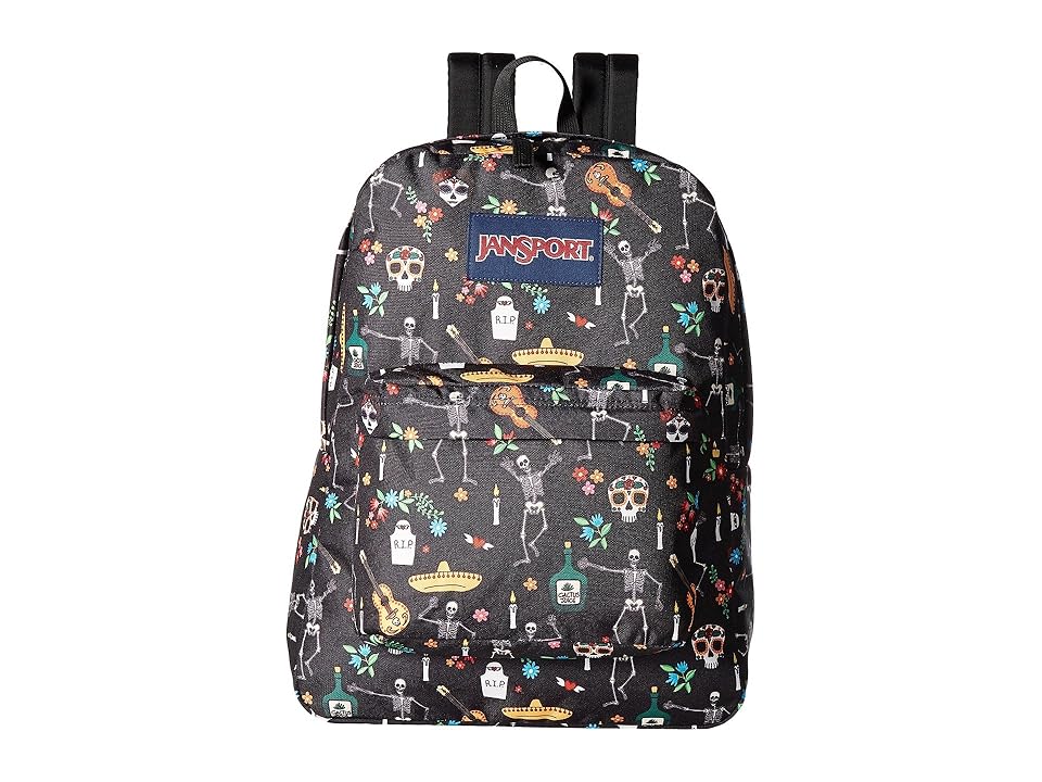 

JanSport SuperBreak(r) (Day of The Dead) Backpack Bags, Black