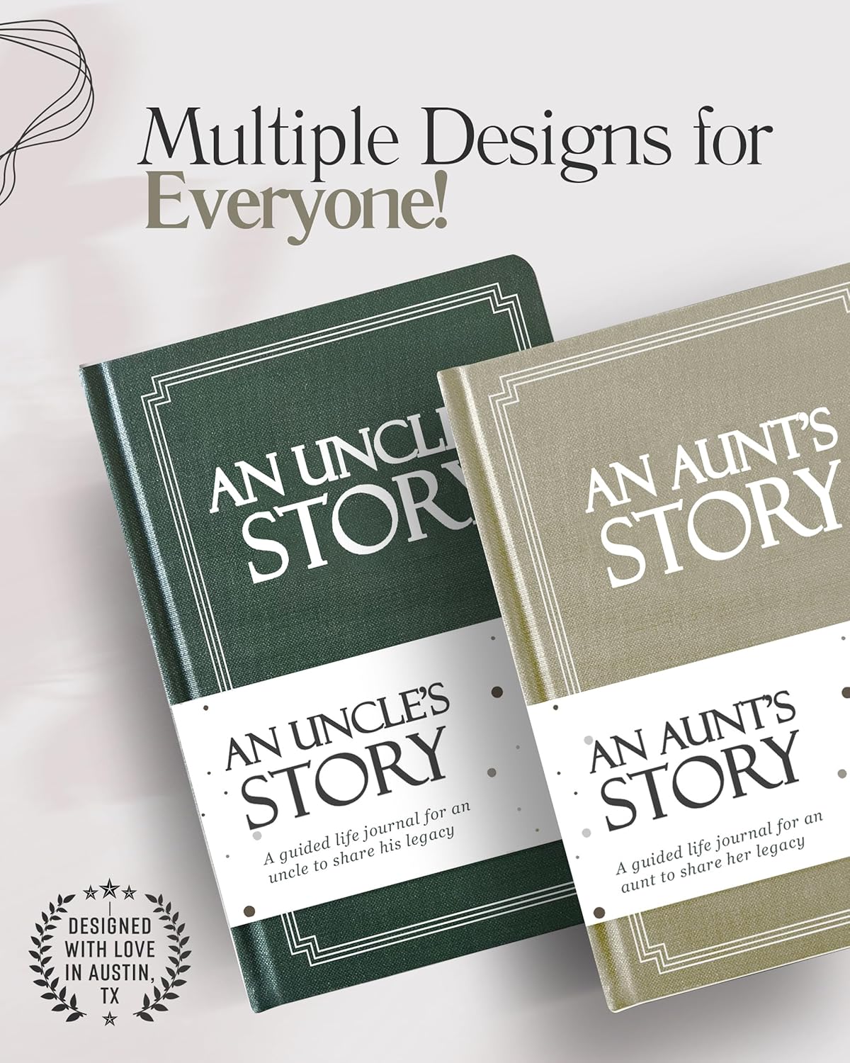 Aunt's Life Story Journal (Hardcover): A Meaningful Keepsake for Aunt to Share Her Journey and Memories, Book Includes 250+ Prompt Questions, Sentimental Gifts Idea, Mother's Day, Birthday & Christmas