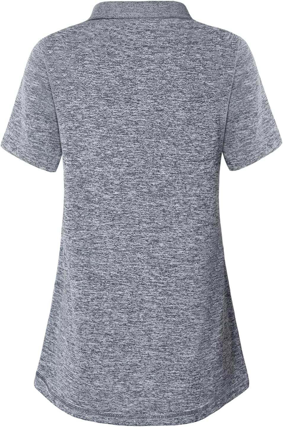 Vldnery Polo Shirts for Women Moisture Wicking Athletic Loose Workout 3-Button Yoga Tennis Golf Button Shirts - Image 3