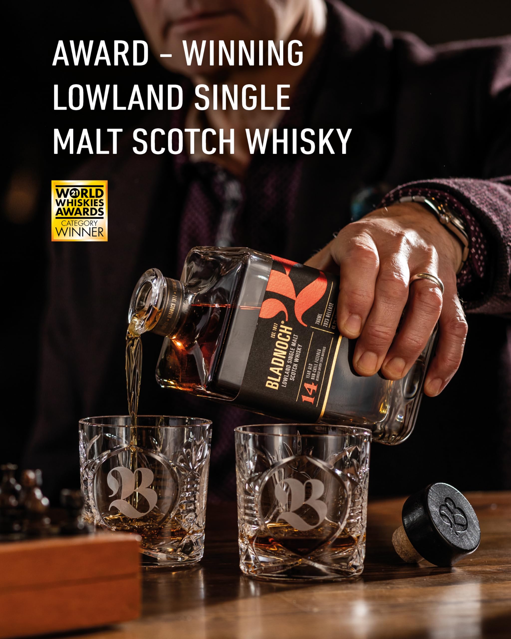 Bladnoch 14 Years Old Lowland Single Malt Oloroso Sherry Cask 46,7% Vol. 0,7l in Geschenkbox
