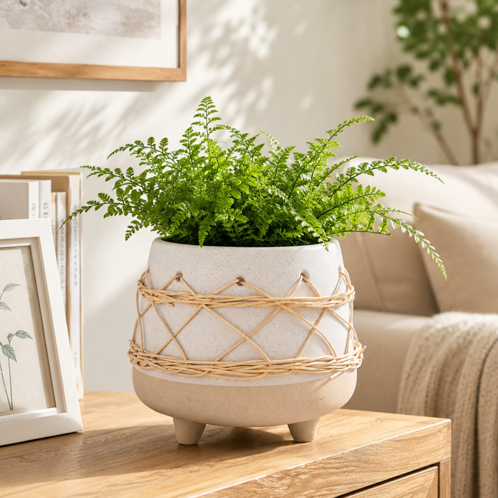 Macetas de jardín para interiores y exteriores (menos hilo)