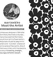 Vista 4 de MARIMEKKO Oiva Unikko - Taza grande, refina la decoración de tu cocina con nuestro icónico gres blanco, elegantes tazas de café de porcelana