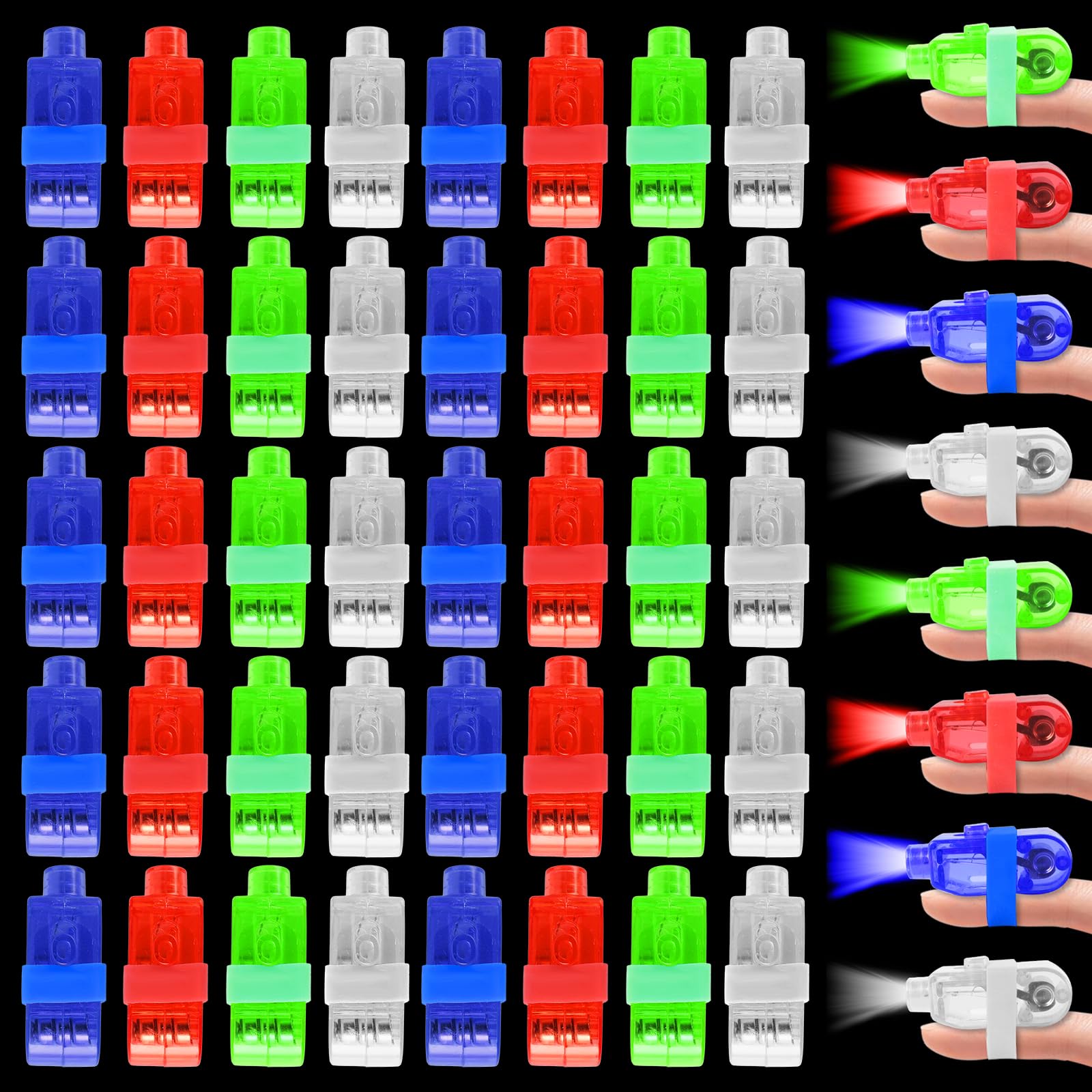 KunHe 15 Mini Torce LED Fluorescenti Per Bambini - Batterie Incluse, 100 Lumen, Regalo Festa Notte