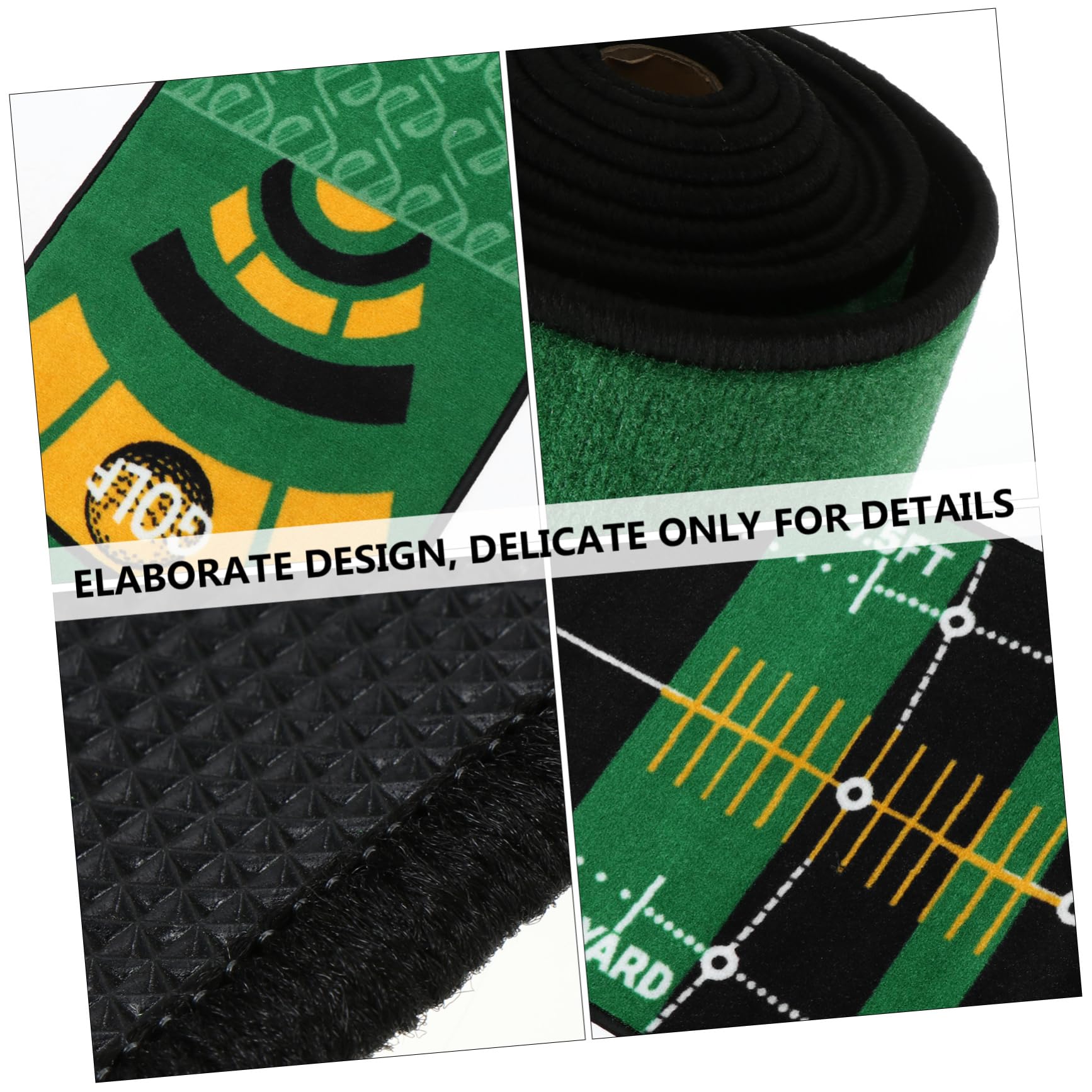 Toyvian Tapete De Práctica para Putter Alfombra De Golf Diseño Ergonómico Alta Resistencia y Duradera