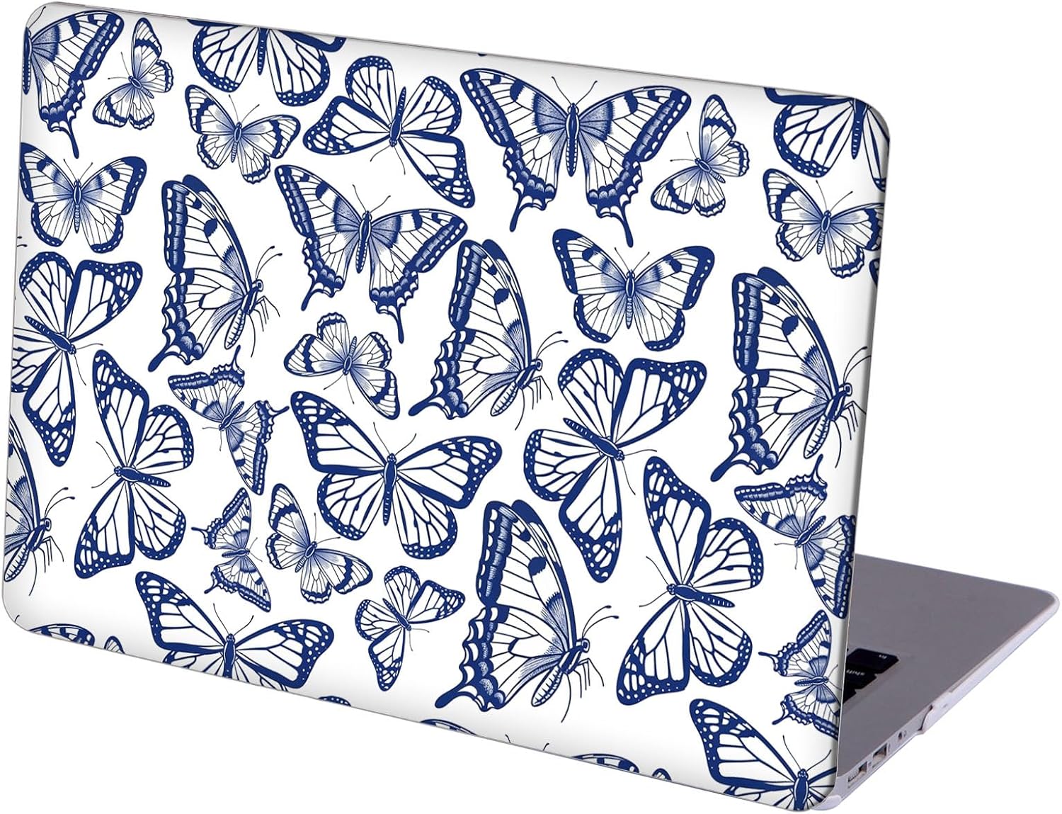 Compatible with MacBook Neo 13-inch, Hard Shell Case with Keyboard Cover and Screen Protector (A3404 A18 Pro chip, 2026 Release) - Butterflies MD8537