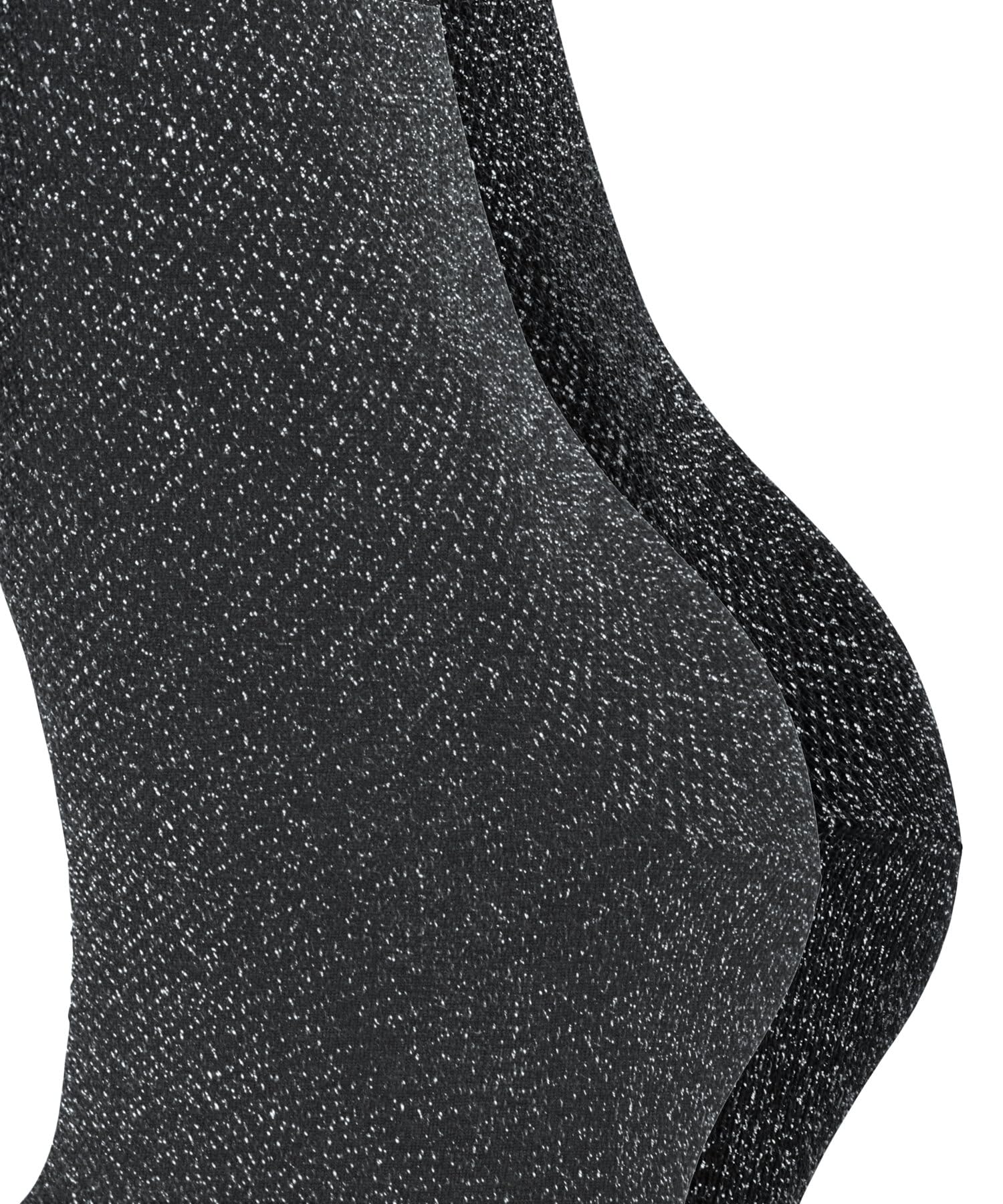 ESPRIT Kobiety Skarpety Shimmer Multipack W So bawełna z wzorem 2 Pak, Szary Dark Grey 0050, 39-42