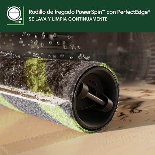 iRobot Roomba Max 705 Combo + Base AutoWash, Rouleau serpillière PowerSpin, Protection du Rouleau, Deux brosses, Vidage Automatique, Séchage du Rouleau à l’air Chaud, évite Les Objets, LiDAR, Blanc - 3