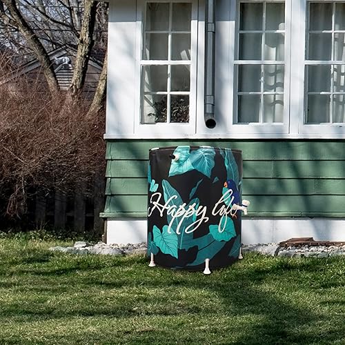 Miniatura 3 de KMJETNIVY Sistema de recolección de agua de lluvia plegable anticolapso de 1.76oz, tanque de almacenamiento de agua portátil, atrapasueños de jardín