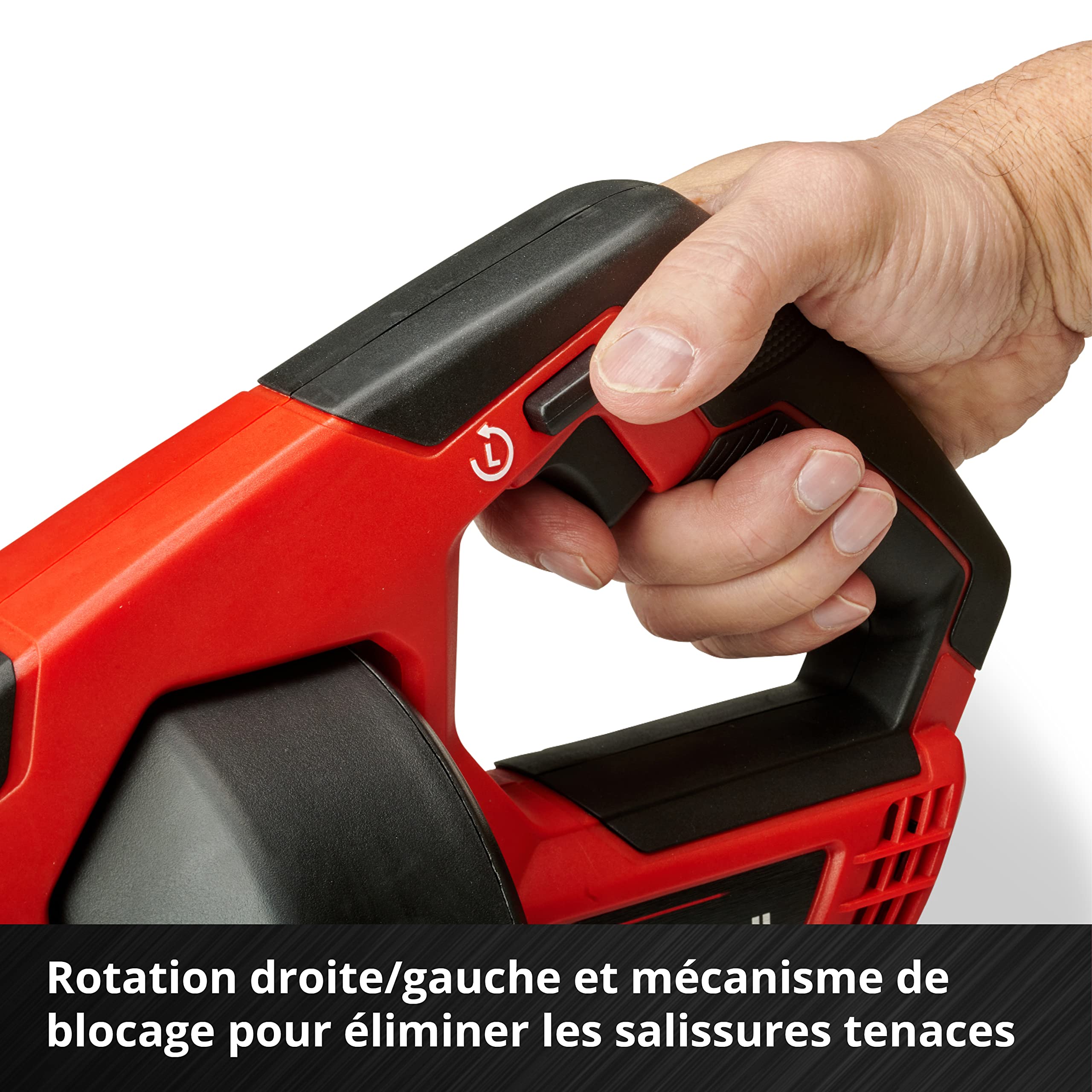 Einhell Furet déboucheur de canalisations sans fil TE-DA 18/760 Li-Solo Power X-Change (18 V, Li-Ion, long flexible spiralé de 7,6 m) Livré sans batterie ni chargeur