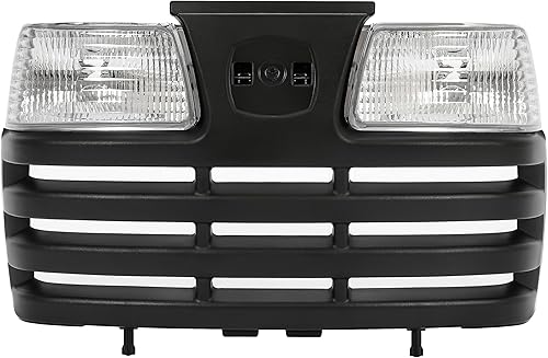 HECASA Kit de faros delanteros de rejilla compatible con John Deere X Series X465 X475 X485 X495 X575 X585 X595 X700 X720 X724 X728 X729 X740 X744
