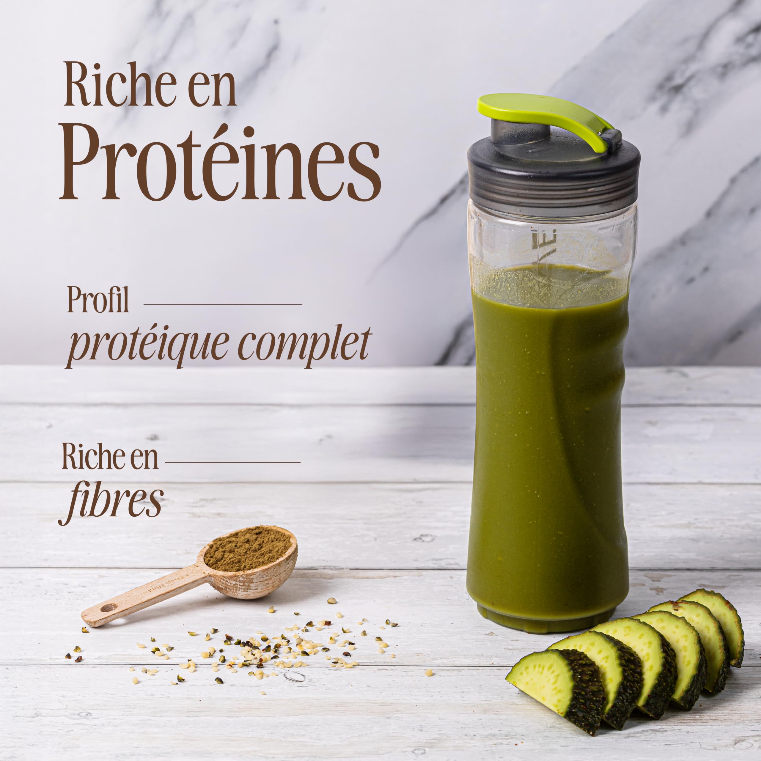 Sevenhills Wholefoods Poudre De Protéine De Chanvre Cru Bio 3kg