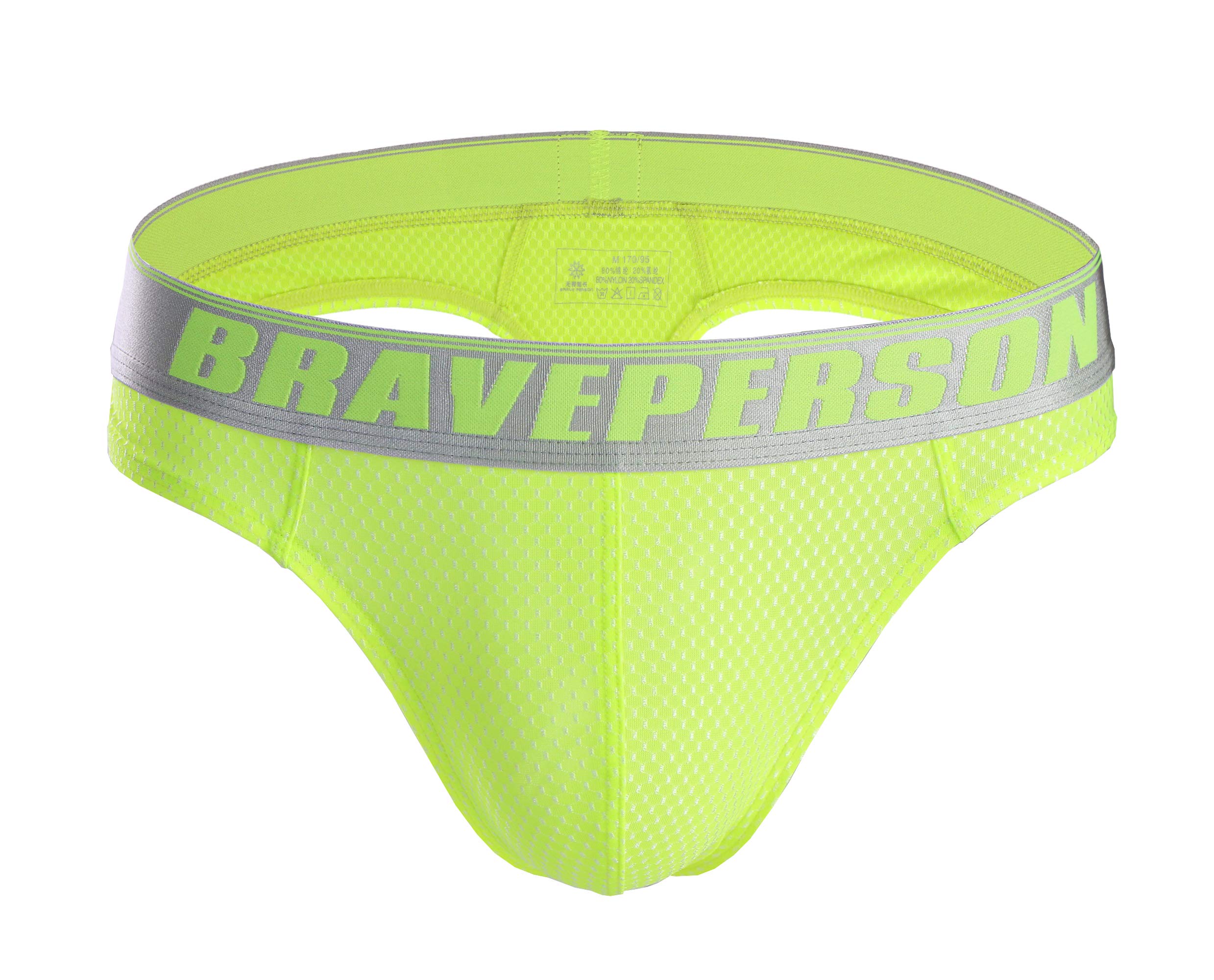 TESOONMen's Nylon Thongs Sexy Low Rise Hot Underwear