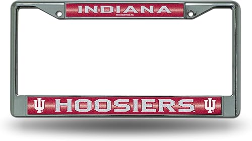 Miniatura 97 de Rico Industries NCAA 12 x 6 pulgadas, accesorio de automóvil cromado plateado brillante para automóvil/camión/SUV