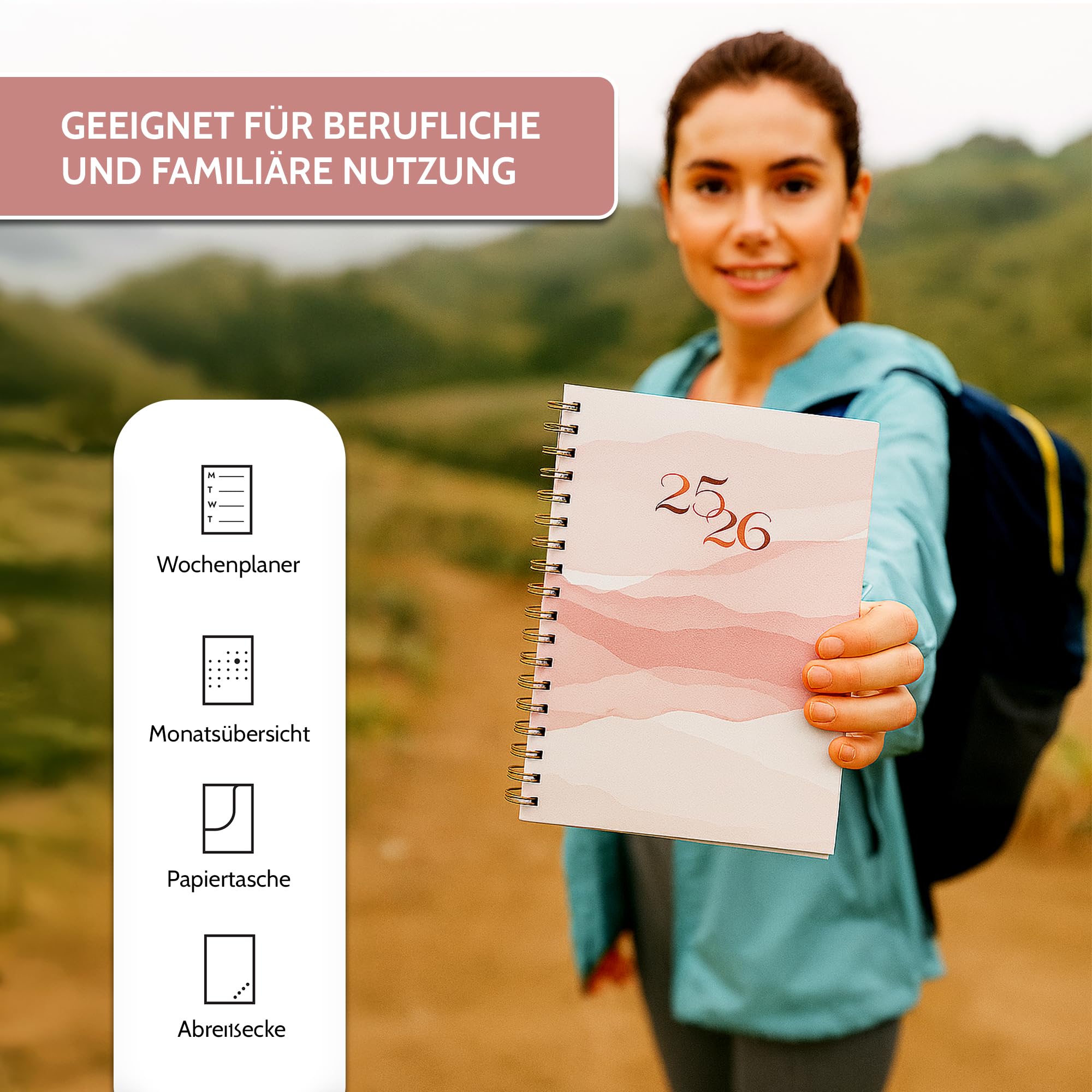 Burde Senator A5 Twist Rosa Schülerkalender 2025/2026 - Kalender bei Burde Senator A5 Twist Rosa Schülerkalender 2025/2026 - Kalender bei