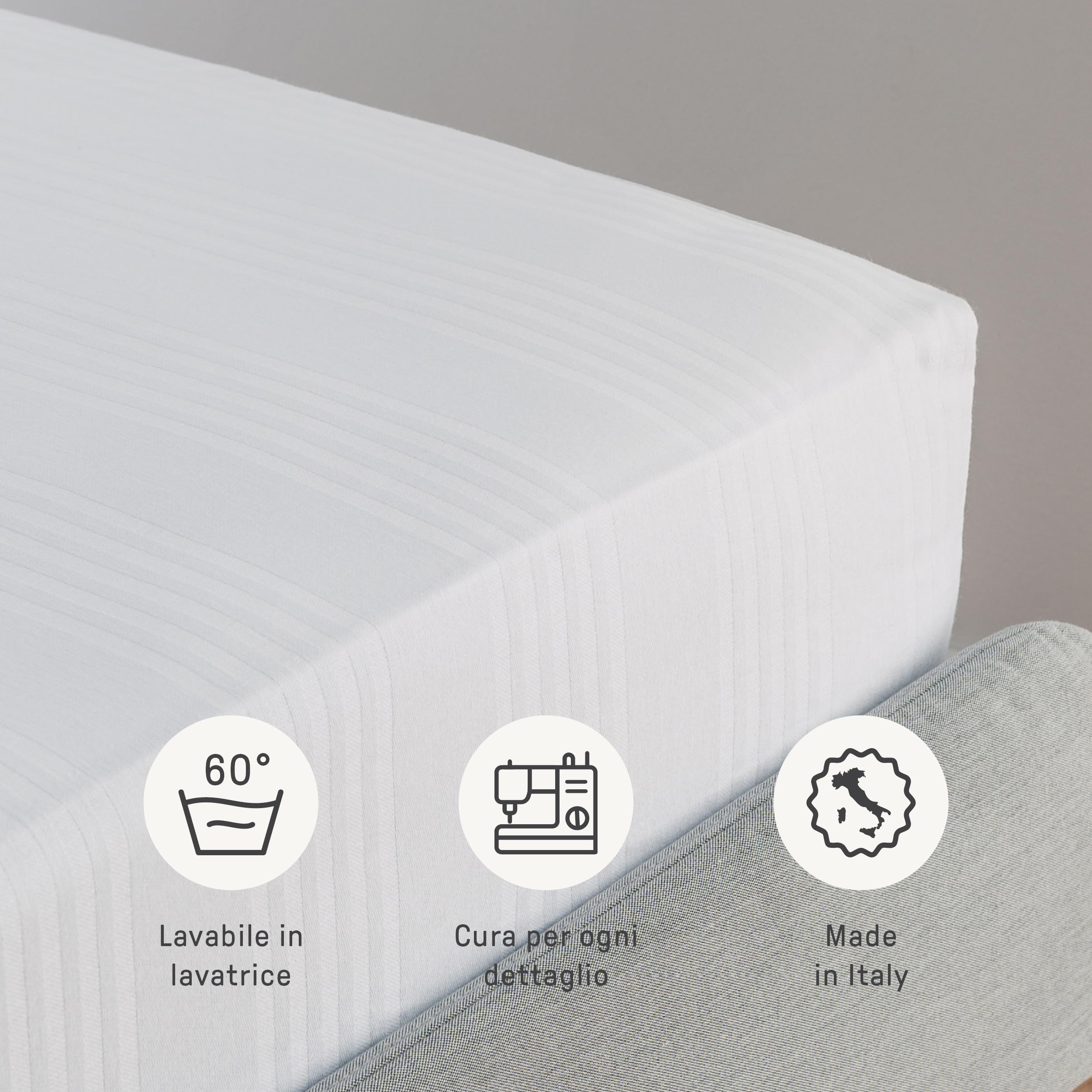 DREAMIN*101 - Coprimaterasso Singolo 90x200 Rinfrescante e Ipoallergenico, Lenzuola Letto Singolo in Cotone 100% Traspirante, Lenzuolo con Angoli Singolo Antipiega, Aderenti e Resistenti