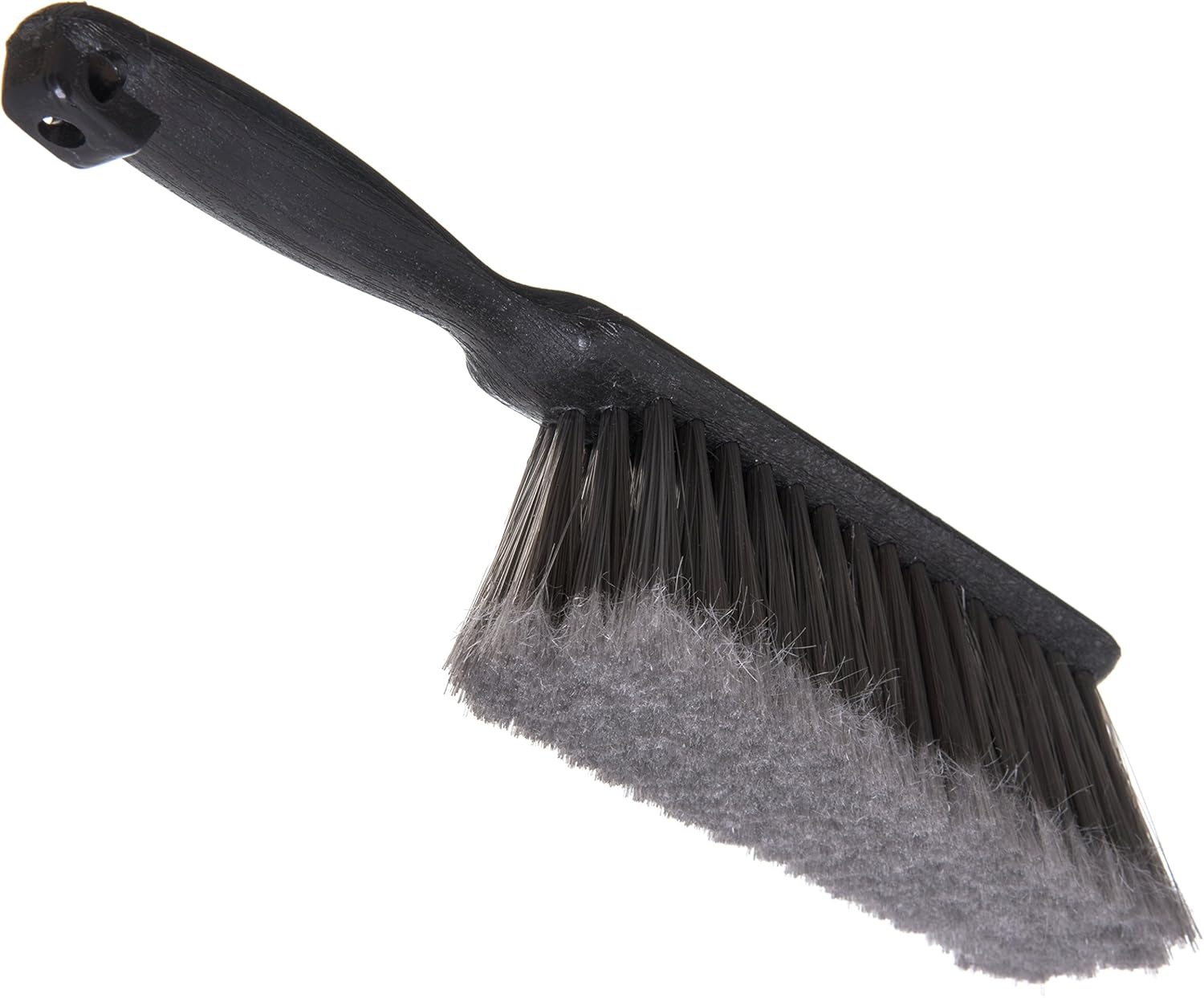 SPARTA Flo-Pac Counter Brush, Bench Brush, Dustpan Brush with Flagged Bristles for Counters, Floors, And Fireplace, 8 Inches, Gray, (Pack of 12)