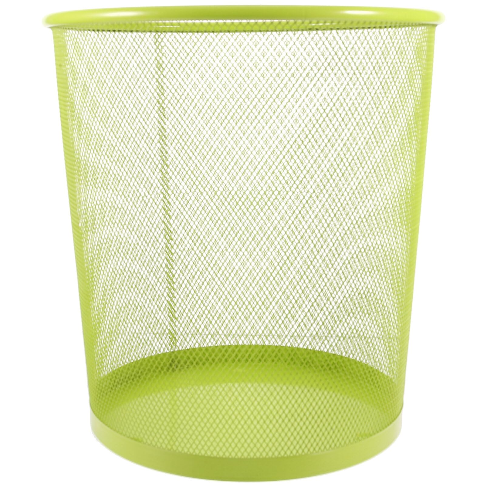 Image of Ciieeo Mesh Trash can 11 Inch Metal Wire Wastebasket Lightweight Open Top Small Bathroom Office Bedroom Waste Bin Home Organization