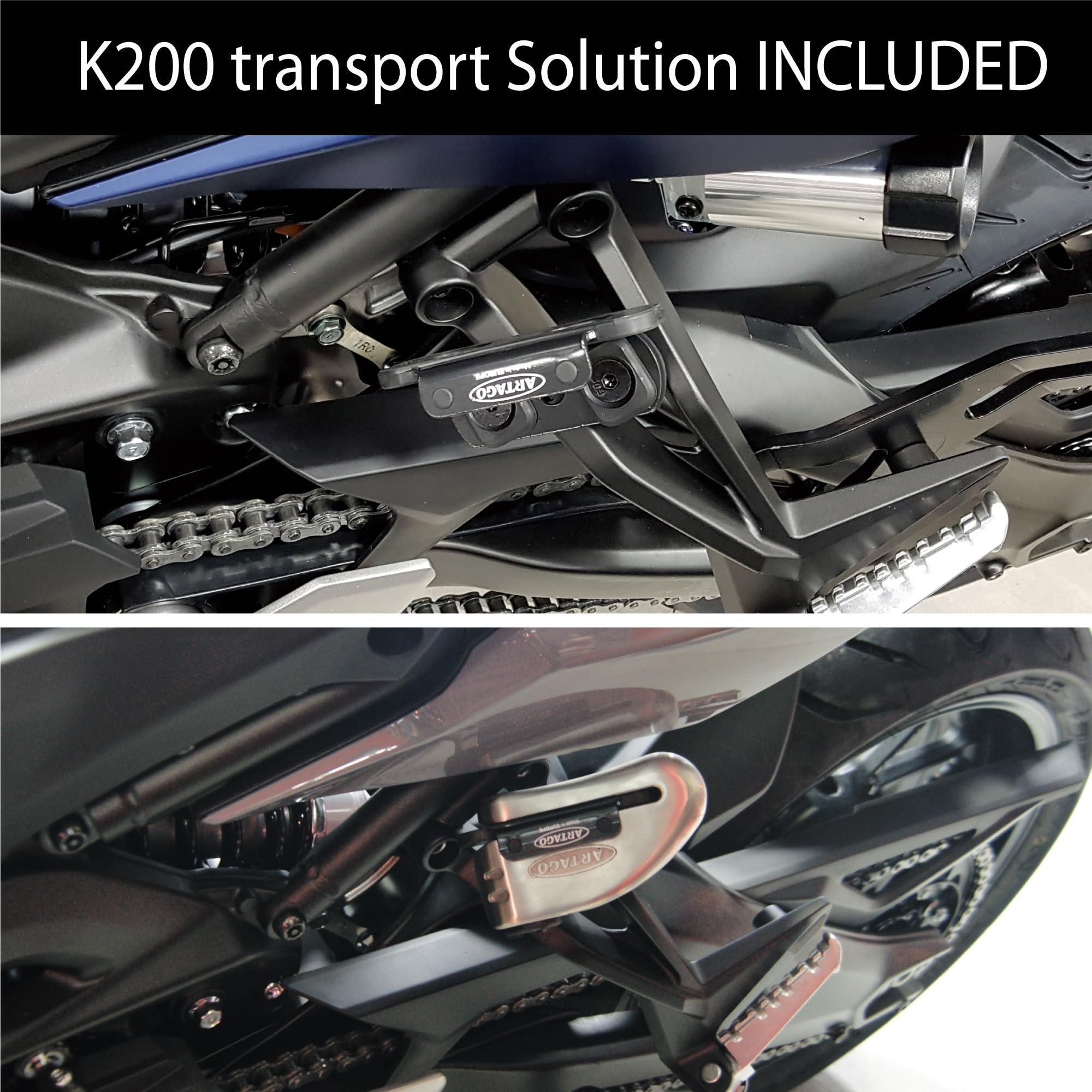 ARTAGO 32S6 Pack Antifurto Bloccadisco con Allarme 120db Alta Sicurezza + Supporto per Yamaha MT-09 e Tracer 900, Omologato Sra