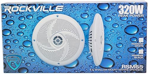 Miniatura 3 de MB Quart RVM2.0 Receptor RV de 2 zonas, paquete estéreo de radio Bluetooth con par Rockville RSM65B de 6.5 pulgadas, 320 vatios, impermeables, poco