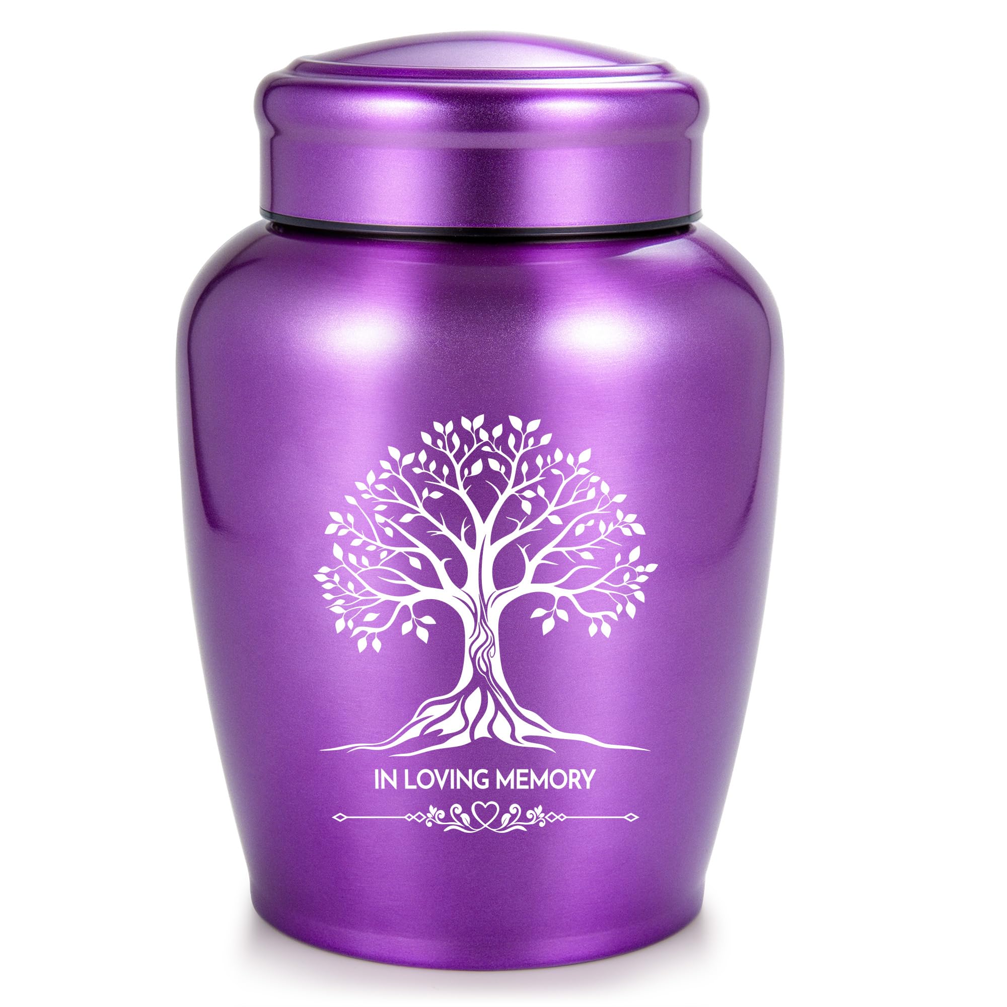 Gredstar Tree of Life Cremation Urn for Human Ashes — Large Memorial Urn, In Loving Memory Keepsake for Dad, Mum or Pet