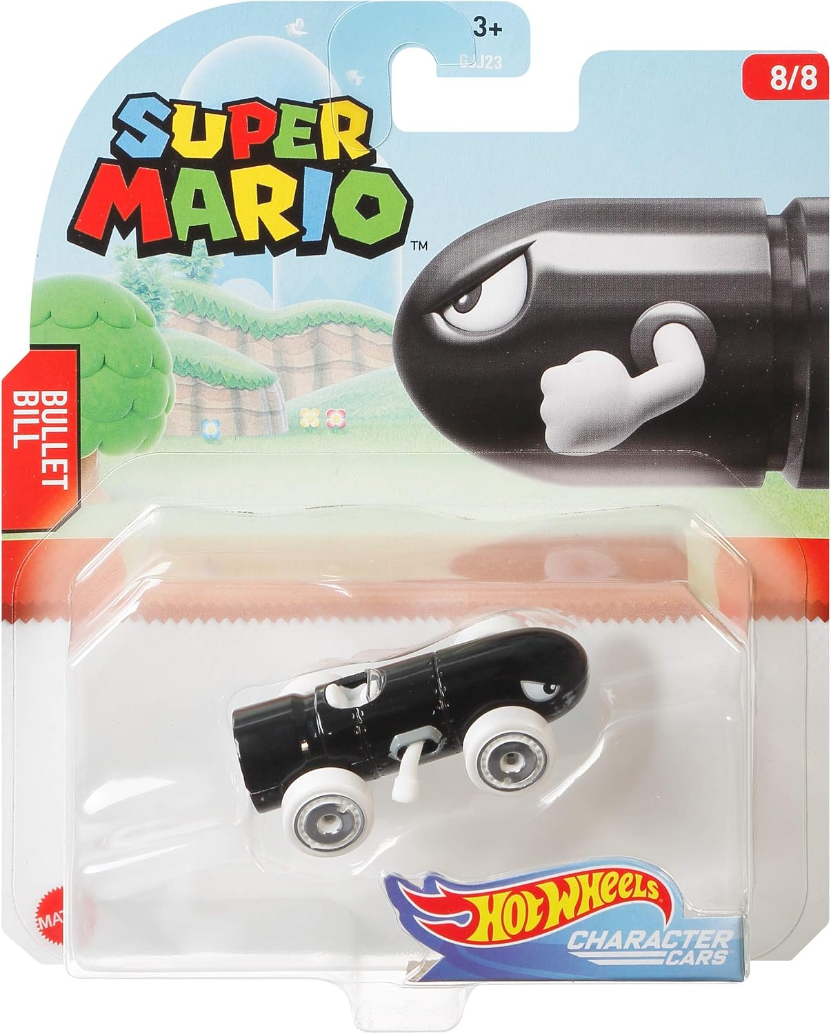 Hot Wheels Gaming Character Car Super Mario 2020 Series-Bullet Bill Vehicle(8/8)